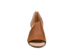 Journee Collection Womens Aretha Wedge Sandal - Cognac -bergfreunde shop US 01 102153 02