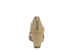 Journee Collection Womens Aretha Wedge Sandal - Taupe -bergfreunde shop US 01 102155 04