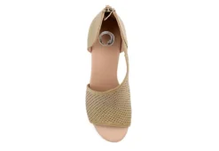 Journee Collection Womens Aretha Wedge Sandal - Taupe -bergfreunde shop US 01 102155 05