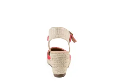 Journee Collection Womens Ashlyn Wedge Sandal - Red -bergfreunde shop US 01 102164 04