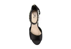 Journee Collection Womens Connor Wedge Sandal - Black 12 Journee Collection Womens Connor Wedge Sandal - Black -bergfreunde shop US 01 102215 05