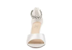 Journee Collection Womens Connor Wedge Sandal - White 9 Journee Collection Womens Connor Wedge Sandal - White -bergfreunde shop US 01 102219 02