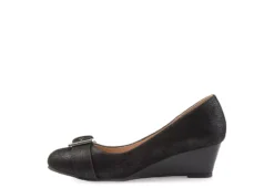 Journee Collection Womens Graysn Wedge Pump - Black 10 Journee Collection Womens Graysn Wedge Pump - Black -bergfreunde shop US 01 102241 03