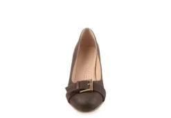 Journee Collection Womens Graysn Wedge Pump - Brown -bergfreunde shop US 01 102243 02