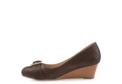 Journee Collection Womens Graysn Wedge Pump - Brown -bergfreunde shop US 01 102243 03