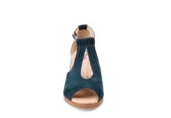 Journee Collection Womens Kedzie Wedge Sandal - Blue 9 Journee Collection Womens Kedzie Wedge Sandal - Blue -bergfreunde shop US 01 102266 02