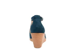Journee Collection Womens Kedzie Wedge Sandal - Blue 11 Journee Collection Womens Kedzie Wedge Sandal - Blue -bergfreunde shop US 01 102266 04