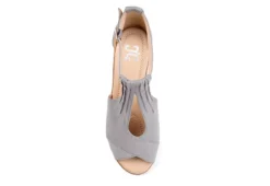 Journee Collection Womens Kedzie Wedge Sandal - Grey 12 Journee Collection Womens Kedzie Wedge Sandal - Grey -bergfreunde shop US 01 102267 05