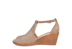 Journee Collection Womens Kedzie Wedge Sandal - Taupe 10 Journee Collection Womens Kedzie Wedge Sandal - Taupe -bergfreunde shop US 01 102269 03