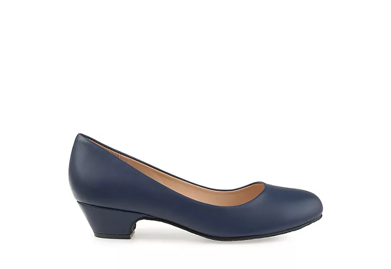 Journee Collection Womens Saar Pump - Navy 2 Journee Collection Womens Saar Pump - Navy - Image 2