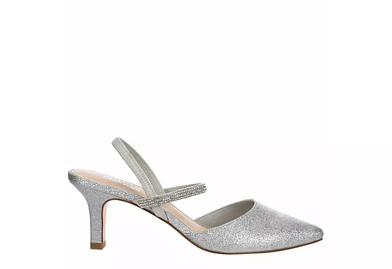 Lauren Blakwell Womens Bea Pump - Silver 2 Lauren Blakwell Womens Bea Pump - Silver - Image 2