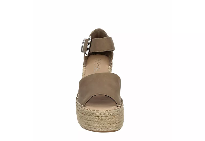 Michael By Michael Shannon Womens Giulia Wedge Sandal - Taupe 3 Michael By Michael Shannon Womens Giulia Wedge Sandal - Taupe - Image 3
