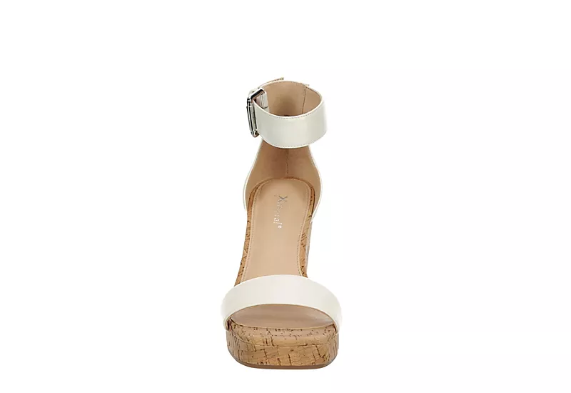 Xappeal Womens Amora Wedge Sandal - White 3 Xappeal Womens Amora Wedge Sandal - White - Image 3