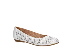 Mootsies Tootsies Womens Belva Flat - White