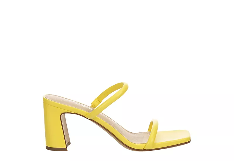 Michael By Michael Shannon Womens Dionne Slide Sandal - Yellow 2 Michael By Michael Shannon Womens Dionne Slide Sandal - Yellow - Image 2