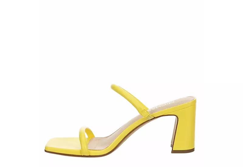 Michael By Michael Shannon Womens Dionne Slide Sandal - Yellow 4 Michael By Michael Shannon Womens Dionne Slide Sandal - Yellow - Image 4