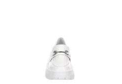 Steve Madden Womens Trifecta Loafer - White -bergfreunde shop US 01 105877 02