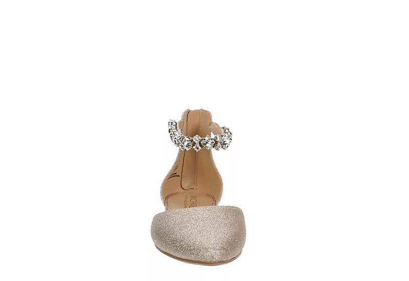 Michael By Michael Shannon Womens Alora Flat - Gold 3 Michael By Michael Shannon Womens Alora Flat - Gold - Image 3