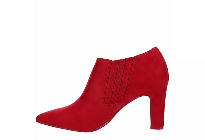 Michael By Michael Shannon Womens Nora Bootie - Red 4 Michael By Michael Shannon Womens Nora Bootie - Red - Image 4
