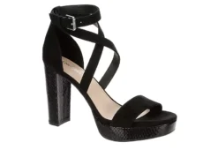 Limelight Womens Lainey Platform Sandal - Black