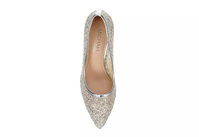 Michael By Michael Shannon Womens Rochelle Pump - Silver 6 Michael By Michael Shannon Womens Rochelle Pump - Silver - Image 6