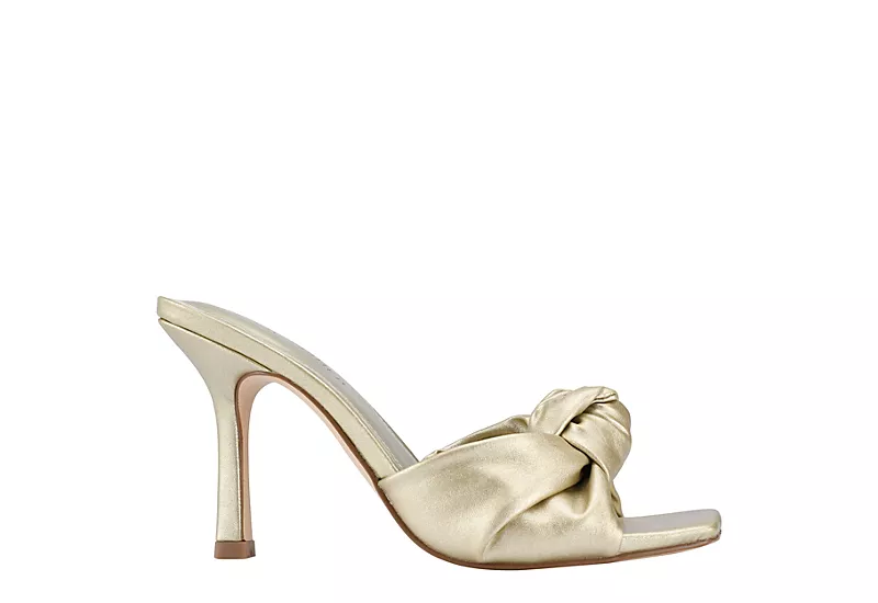 Marc Fisher Womens Daliot Slide Sandal - Gold 2 Marc Fisher Womens Daliot Slide Sandal - Gold - Image 2