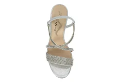 N By Nina Womens Lourdes Sandal - Silver -bergfreunde shop US 01 106400 05