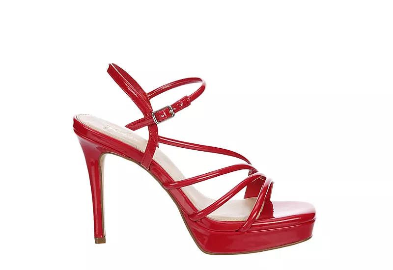 Xappeal Womens Meghan Platform Sandal - Red 2 Xappeal Womens Meghan Platform Sandal - Red - Image 2