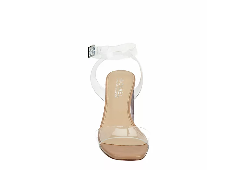 Michael By Michael Shannon Womens Selina Sandal - Clear 3 Michael By Michael Shannon Womens Selina Sandal - Clear - Image 3