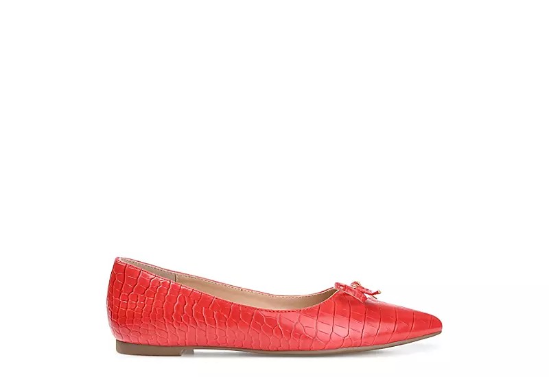 Journee Collection Womens Devalyn Flat - Red 2 Journee Collection Womens Devalyn Flat - Red - Image 2