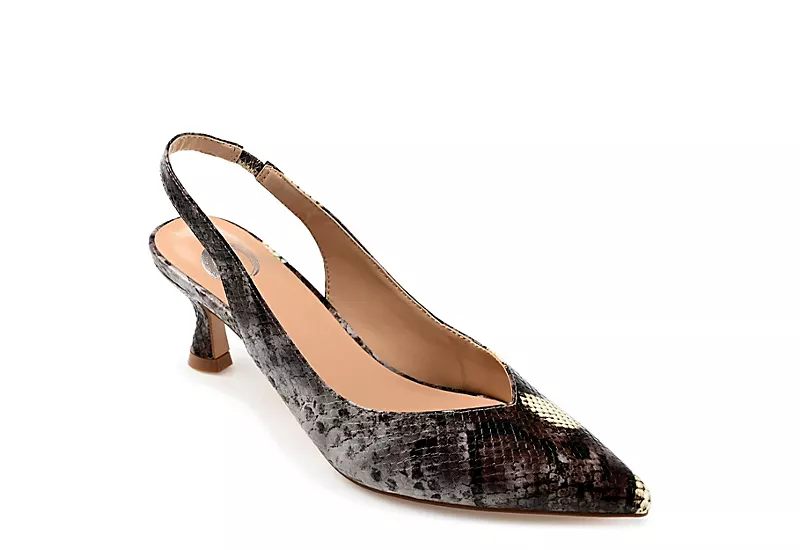 Journee Collection Womens Mikoa Pump - Brown 1 Journee Collection Womens Mikoa Pump - Brown
