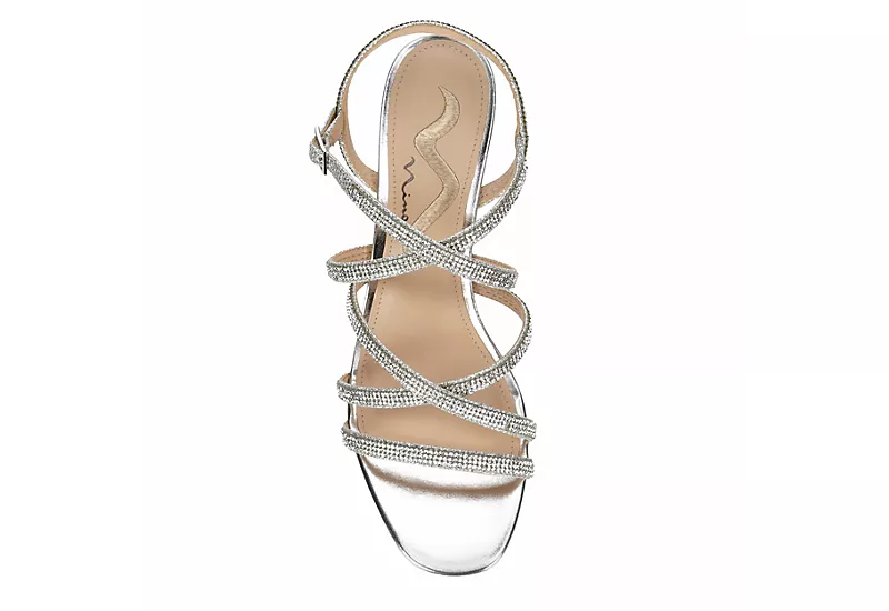 N By Nina Womens Bloom Sandal - Silver 6 N By Nina Womens Bloom Sandal - Silver - Image 6