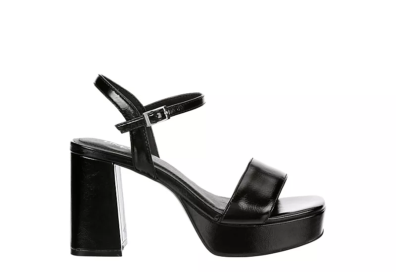 Limelight Womens Ansley Platform Sandal - Black 2 Limelight Womens Ansley Platform Sandal - Black - Image 2