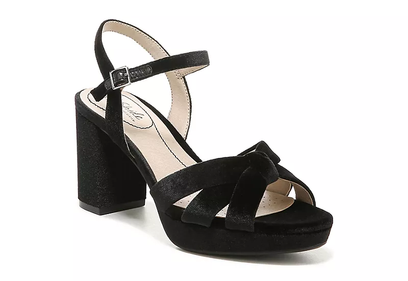 Lifestride Womens Lucky Platform Sandal - Black 1 Lifestride Womens Lucky Platform Sandal - Black