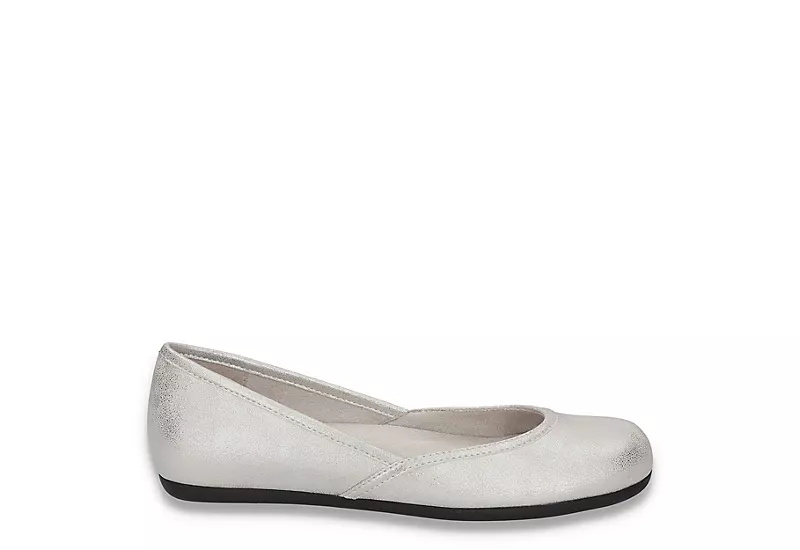 Easy Street Womens Tamar Flat - Silver 2 Easy Street Womens Tamar Flat - Silver - Image 2