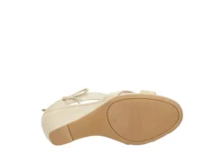 Chinese Laundry Womens Celly Wedge Sandal - Beige -bergfreunde shop US 01 132194 06