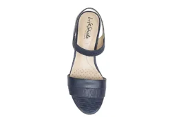 Lifestride Womens Yuma Wedge Sandal - Navy -bergfreunde shop US 01 201297 05
