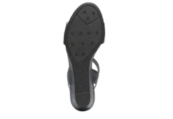 Lifestride Womens Yuma Wedge Sandal - Navy -bergfreunde shop US 01 201297 06