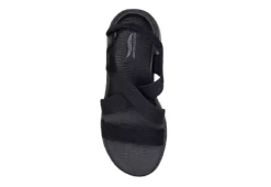 Skechers Womens Go Walk Arch Fit Outdoor Sandal - Black -bergfreunde shop US 01 202115 02
