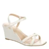 Michael By Michael Shannon Womens Lulu Wedge Sandal - White