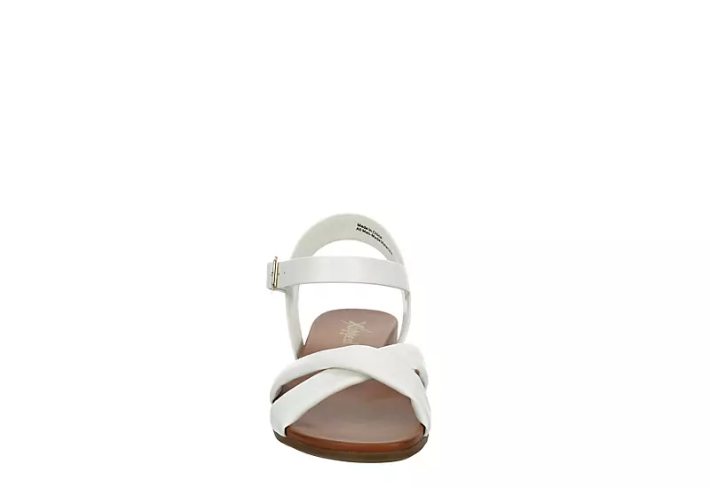 Xappeal Womens Rayna Sandal - White 3 Xappeal Womens Rayna Sandal - White - Image 3