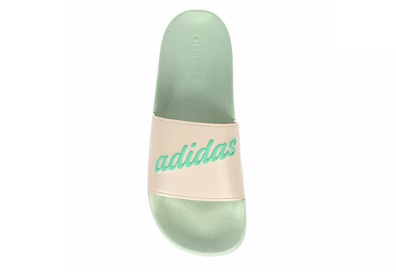 Adidas Womens Adilette Shower Slide Sandal - Pale Pink 6 Adidas Womens Adilette Shower Slide Sandal - Pale Pink - Image 6