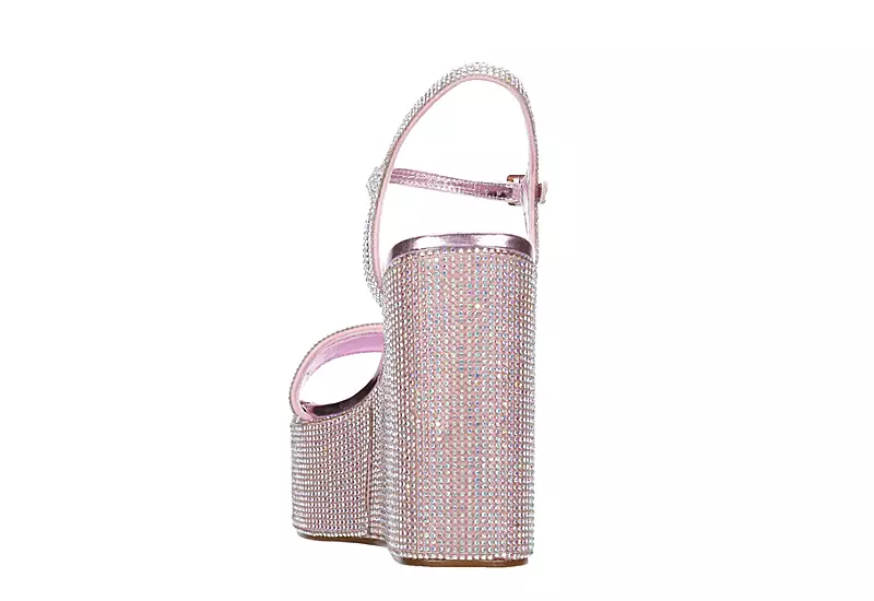 Madden Girl Womens Theo-r Wedge Sandal - Pink 5 Madden Girl Womens Theo-r Wedge Sandal - Pink - Image 5