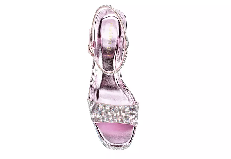 Madden Girl Womens Theo-r Wedge Sandal - Pink 6 Madden Girl Womens Theo-r Wedge Sandal - Pink - Image 6