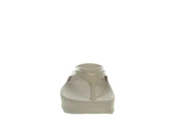 Oofos Womens Oomega Flip Flop Sandal - Khaki -bergfreunde shop US 01 203392 02