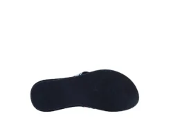 Reef Womens Spring Woven Flip Flop Sandal - Navy -bergfreunde shop US 01 203441 06