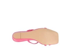 Journee Collection Womens Takarah Wedge Slip On Sandal - Pink -bergfreunde shop US 01 203887 06