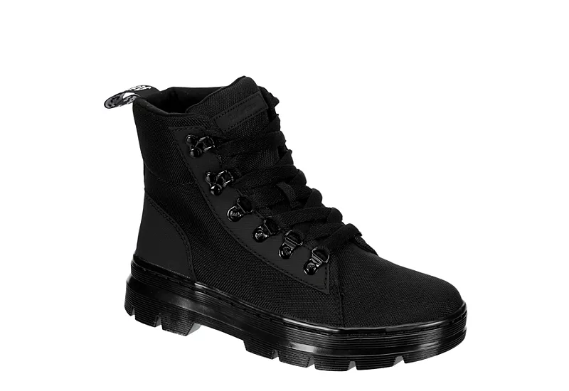 Dr. Martens Dr.martens Womens Combs Nylon Combat Boot - Black 1 Dr. Martens Dr.martens Womens Combs Nylon Combat Boot - Black