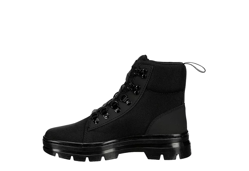 Dr. Martens Dr.martens Womens Combs Nylon Combat Boot - Black 4 Dr. Martens Dr.martens Womens Combs Nylon Combat Boot - Black - Image 4