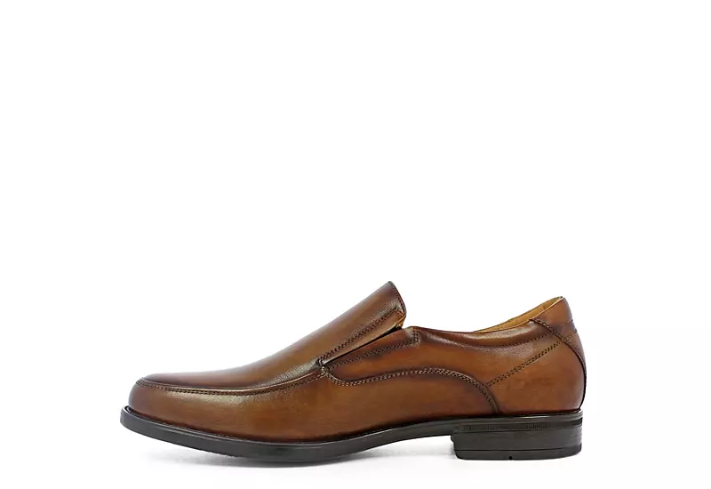 Florsheim Mens Midtown Moc Toe Slip On Oxford - Cognac 4 Florsheim Mens Midtown Moc Toe Slip On Oxford - Cognac - Image 4